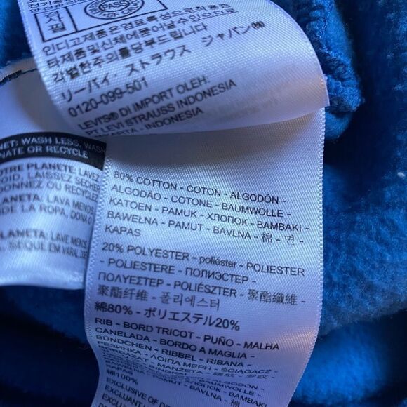 Levi’s Jacket Blue Size Medium - Picture 10 of 10